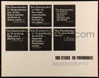 2j813 PAWNBROKER 1/2sh 1965 concentration camp survivor Rod Steiger, directed by Sidney Lumet