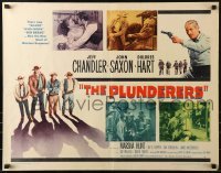 2j826 PLUNDERERS style A 1/2sh 1960 Jeff Chandler, John Saxon, Ray Stricklyn in western action!