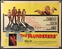 2j827 PLUNDERERS style B 1/2sh 1960 Jeff Chandler, John Saxon, Ray Stricklyn in western action!