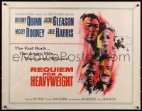 2j845 REQUIEM FOR A HEAVYWEIGHT 1/2sh 1962 Anthony Quinn, Jackie Gleason, Mickey Rooney, boxing!