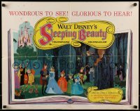 2j875 SLEEPING BEAUTY 1/2sh 1959 Walt Disney cartoon fairy tale fantasy classic!