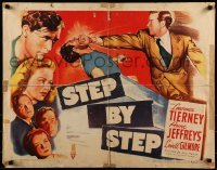 2j889 STEP BY STEP style A 1/2sh 1946 Lawrence Tierney Anne Jeffreys, film noir!