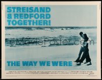 2j964 WAY WE WERE 1/2sh 1973 Barbra Streisand & Redford walk on the beach, different blue design!