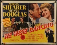 2j966 WE WERE DANCING 1/2sh 1942 art of professional guests Norma Shearer & Melvin Douglas!