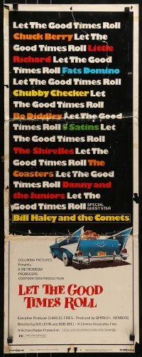 2j242 LET THE GOOD TIMES ROLL insert 1973 Chuck Berry, Bill Haley, The Shirelles & real '50s rockers!