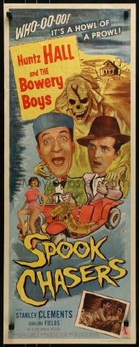 2j403 SPOOK CHASERS insert 1957 Huntz Hall, Bowery Boys, It's a howl of a prowl!