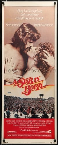 2j409 STAR IS BORN insert 1977 Kris Kristofferson, Barbra Streisand, rock 'n' roll concert image!