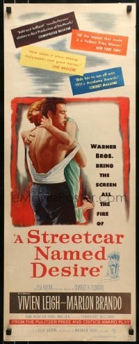 2j418 STREETCAR NAMED DESIRE insert 1951 Marlon Brando, Vivien Leigh, Elia Kazan classic!