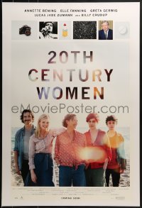 2k007 20TH CENTURY WOMEN advance DS 1sh 2016 Annette Bening, Elle Fanning, Gerwig, Zumann, Crudup!