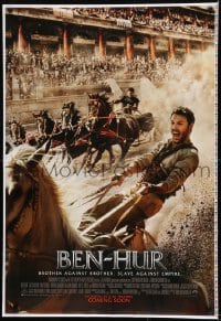 2k116 BEN-HUR printer's test int'l advance DS 1sh 2016 Huston in title role during chariot race!