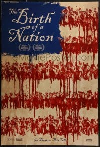 2k127 BIRTH OF A NATION teaser DS 1sh 2016 Nate Parker, cool American flag composite image!