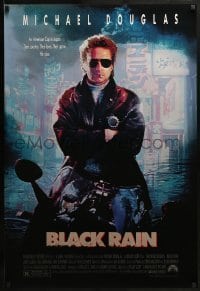 2k133 BLACK RAIN 1sh 1989 Ridley Scott, Michael Douglas is an American cop in Japan!