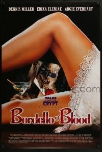 2k139 BORDELLO OF BLOOD DS 1sh 1996 Tales From the Crypt, great image of Crypt-Keeper w/martini!