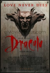 2k143 BRAM STOKER'S DRACULA advance DS 1sh 1992 Francis Ford Coppola, Oldman & Ryder, unrated!