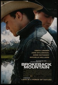 2k147 BROKEBACK MOUNTAIN DS 1sh 2005 Ang Lee directed, Heath Ledger & Jake Gyllenhaal!