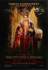 2k148 BROTHERS GRIMM teaser DS 1sh 2005 great image of sexy Monica Bellucci, the fairest of them all
