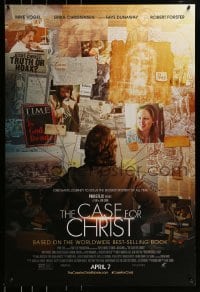 2k166 CASE FOR CHRIST advance DS 1sh 2017 Christian documentary, based on the book by Lee Strobel!