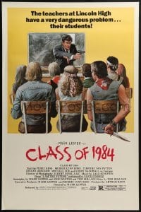 2k182 CLASS OF 1984 1sh 1982 art of bad punk teens, we are the future & nothing can stop us!