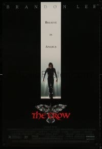 2k203 CROW 1sh 1994 Brandon Lee's final movie, believe in angels, cool image!