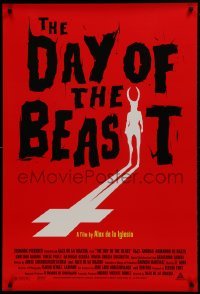 2k226 DAY OF THE BEAST DS 1sh 1998 De La Iglesias' El dia de la bestia, incredible horror art!
