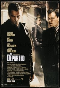 2k234 DEPARTED int'l advance DS 1sh 2006 Scorsese, Leonardo DiCaprio, Matt Damon, Jack Nicholson!
