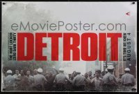 2k242 DETROIT teaser DS 1sh 2017 Kathryn Bigelow, John Boyega, Poulter, version 1 horizontal design!