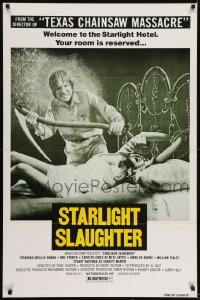 2k270 EATEN ALIVE 1sh 1977 Tobe Hooper, wild image of sexy bound girl on bed, Starlight Slaughter!