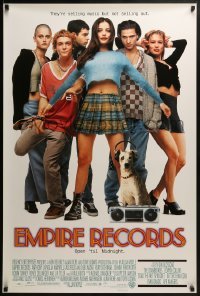 2k276 EMPIRE RECORDS DS 1sh 1995 Liv Tyler, Anthony LaPaglia, Renee Zellweger, Ethan Embry!
