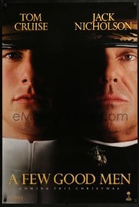 2k298 FEW GOOD MEN teaser 1sh 1992 best close up of Tom Cruise & Jack Nicholson!