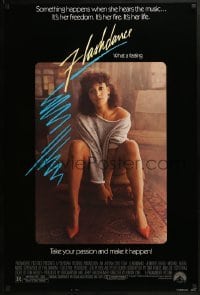 2k307 FLASHDANCE 1sh 1983 sexy dancer Jennifer Beals, take your passion and make it happen!