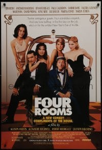 2k320 FOUR ROOMS 1sh 1995 Quentin Tarantino, Tim Roth, Antonio Banderas, Madonna, Marisa Tomei!
