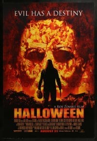 2k376 HALLOWEEN advance DS 1sh 2007 directed by Rob Zombie, evil has a destiny, cool image!