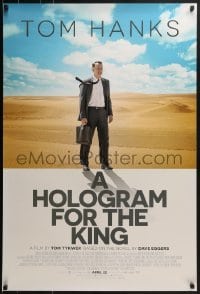 2k413 HOLOGRAM FOR THE KING advance DS 1sh 2016 Tom Hanks carrying briefcase in desert!