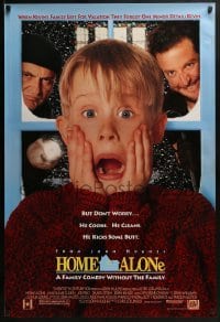 2k415 HOME ALONE DS 1sh 1990 classic Macaulay Culkin, Daniel Stern, Joe Pesci!