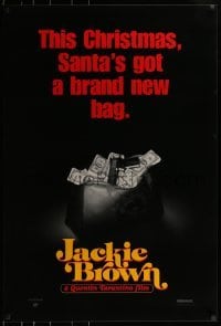 2k472 JACKIE BROWN teaser 1sh 1997 Quentin Tarantino, Santa's got a brand new bag!