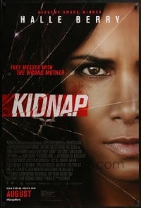 2k497 KIDNAP advance DS 1sh 2017 close-up of Halle Berry, they messed with the wrong mother!