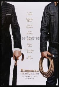 2k505 KINGSMAN: THE GOLDEN CIRCLE style A teaser DS 1sh 2017 Colin Firth, Julianne Moore, Egerton!
