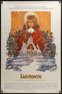 2k520 LABYRINTH 1sh 1986 Jim Henson, art of David Bowie & Jennifer Connelly by Ted CoConis!