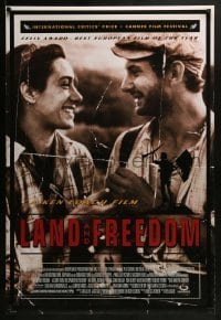 2k522 LAND & FREEDOM DS 1sh 1996 Spanish Civil War movie directed by Ken Loach!