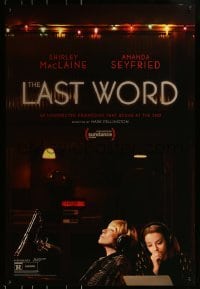 2k529 LAST WORD teaser DS 1sh 2017 MacLaine, Seyfried, unexpected friendship that began at the end!