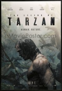 2k533 LEGEND OF TARZAN teaser DS 1sh 2016 David Yates, Alexander Skarsgard In the title role!