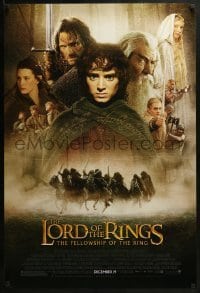 2k559 LORD OF THE RINGS: THE FELLOWSHIP OF THE RING advance 1sh 2001 Tolkien, top cast!