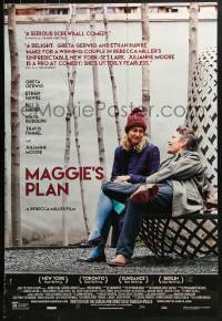 2k574 MAGGIE'S PLAN DS 1sh 2015 romantic image of Greta Gerwig in the title role, Ethan Hawke!