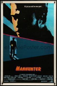 2k584 MANHUNTER 1sh 1986 Hannibal Lector, Red Dragon, it's just you and me now sport!