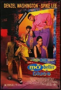 2k614 MO' BETTER BLUES 1sh 1990 Denzel Washington, Wesley Snipes, A Spike Lee Joint!