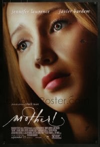 2k620 MOTHER! advance DS 1sh 2017 Bardem, wild image of Jennifer Lawrence in title role cracking!