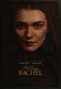 2k636 MY COUSIN RACHEL DS 1sh 2017 close-up image of Rachel Weisz in the title role wearing veil!