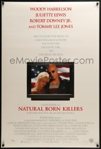 2k649 NATURAL BORN KILLERS DS 1sh 1994 Oliver Stone, Woody Harrelson & Juliette Lewis on TV!