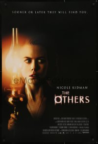 2k660 OTHERS 1sh 2001 creepy image of Nicole Kidman with lamp, horror!