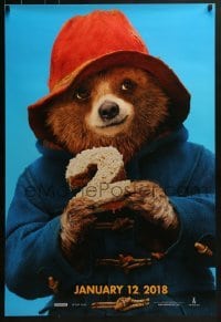 2k662 PADDINGTON 2 teaser DS 1sh 2017 Brendan Gleeson, Sally Hawkins, Grant, cute classic bear!